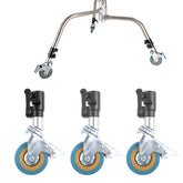 C Stand Caster Wheels – 3 Pack Heavy Duty Swivel Bas